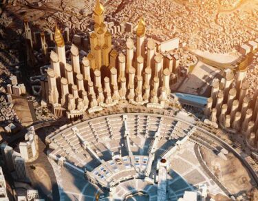 مشروع بوابة الملك سلمان في مكة - (المصدر pif.gov.sa)